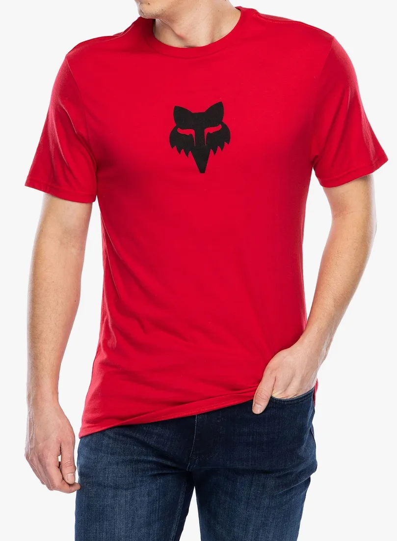 t-shirt-fox-fox-head-flame-red-m
