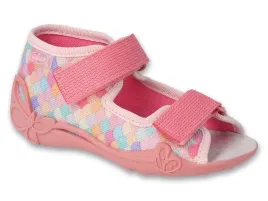 befado-kapcie-dzieciece-rzepy-wielokolorowy-rozmiar-24