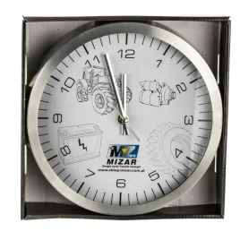 zegar-scienny-okragly-25cm-logo-mizar