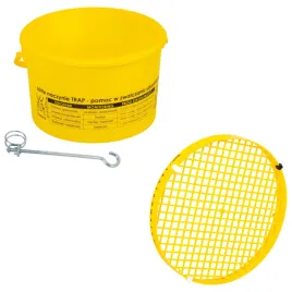 zolte-naczynie-na-szkodniki-rzepaku-wieszak-i-kratka-z-nadrukiem-komplet