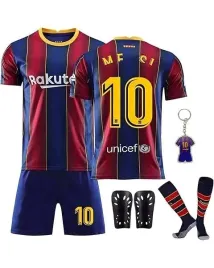 stroj-pilkarski-messi-10-barcelona-roz-26-140-150-cm