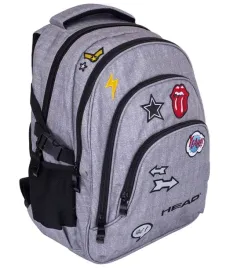 head-plecak-mlodziezowy-4-komorowy-hd-410-szary-melanz-naszywki