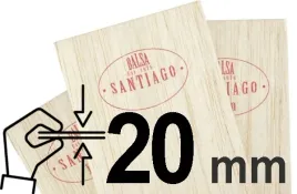 balsa-modelarska-20-mm-deska-drewno-do-makiet-1m-100cm-srednio-twarda