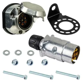 gniazdo-przyczepy-7-pin-wtyczka-gniazda-wspornik-i-sruby-zestaw