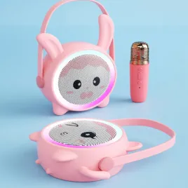 zestaw-do-karaoke-amt-rozowy-bezprzewodowy-glosnik-i-2-mikrofony