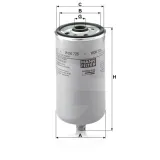 mann-filtr-paliwa-wdk725-producent-czesci-mann-filter-typ-samochodu-autobusy