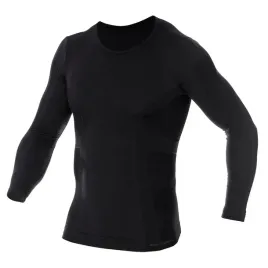 brubeck-podkoszulka-comfort-wool-okragly-dlugi-rekaw-czarny-rozmiar-xl