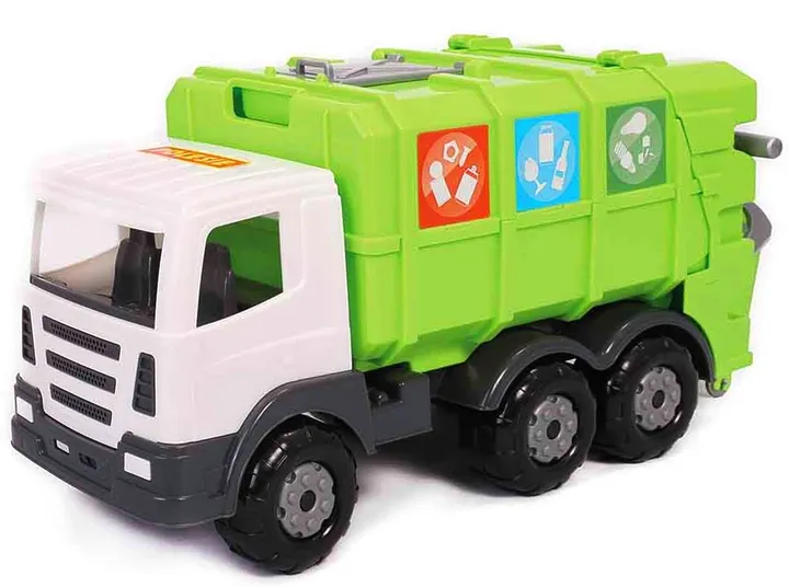 auto-prestiz-wader-polesie-smieciarka-bialozielona-material-plastik