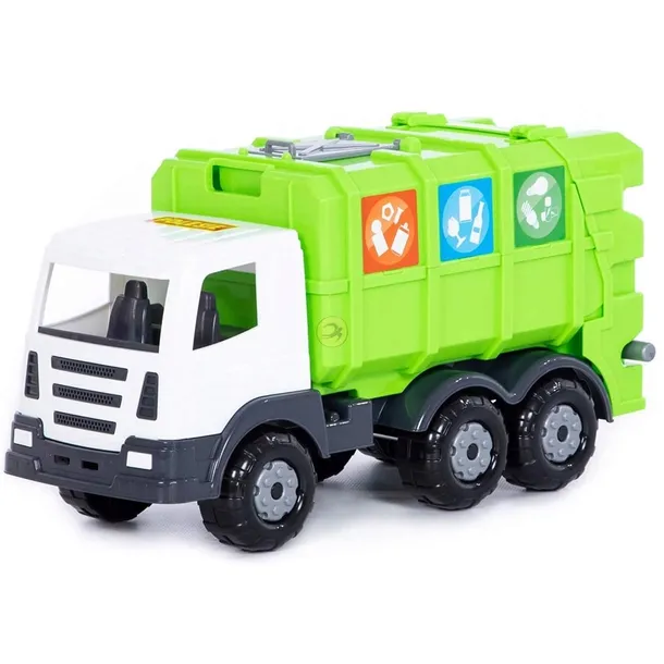 auto-prestiz-wader-polesie-smieciarka-bialozielona-efekty-podswietlenie-led