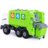 auto-prestiz-wader-polesie-smieciarka-bialozielona-wiek-dziecka-3-lata