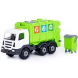 auto-prestiz-wader-polesie-smieciarka-bialozielona-wysokosc-produktu-24-cm