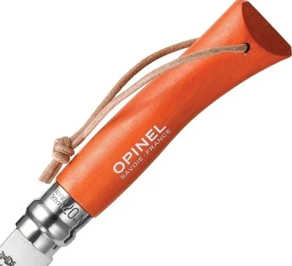 noz-opinel-colorama-07-inox-grab-orange-rzemien-dlugosc-glowni-8-cm