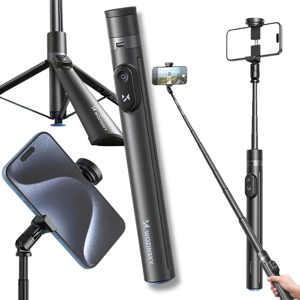 selfie-stick-statyw-do-telefonu-wysoki-bluetooth-kijek-tripod-uchwyt-dlugi-rodzaj-statyw-kolor-czarny