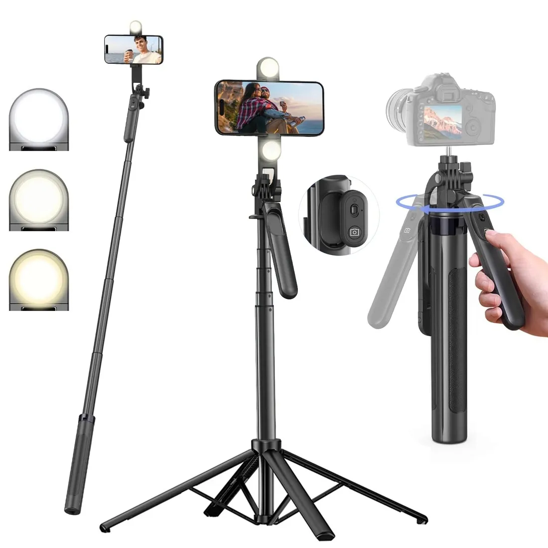 uchwyt-selfie-stick-hurtel-czarny