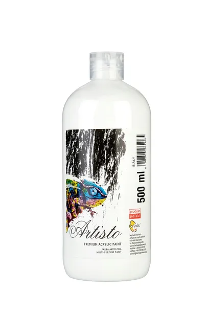 Farba Akrylowa Artisto Premium Acrylic 500 ml Biała