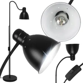lampa-podlogowa-ledlux-czarna-regulowana-e27-60-w