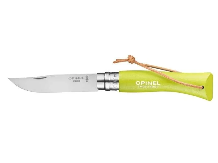 noz-opinel-colorama-07-inox-grab-zielony-rzemyk-marka-opinel