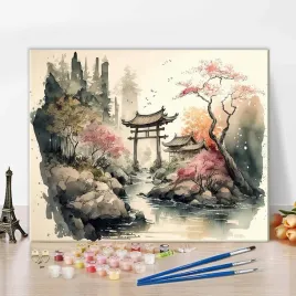 malowanie-po-numerach-japonski-krajobraz-kwiaty-wisni-40-50-cm-diy