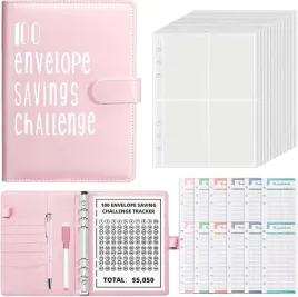 planer-budzetowy-a5-z-kopertami-wyzwanie-100-dni-rozowy