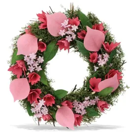 wieniec-dekoracyjny-drewniane-kwiaty-zawieszka-30cm-rozowy