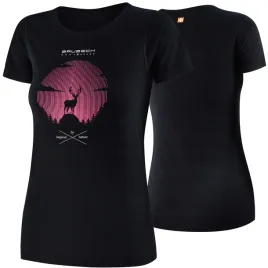 brubeck-damska-koszulka-termo-krotki-rekaw-outdoor-wool-pro-czarny-a79-xl