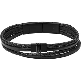 fossil-czarna-skorzana-bransoletka-jf03098001