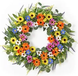 wieniec-dekoracyjny-eukaliptus-stokrotki-lawenda-56cm