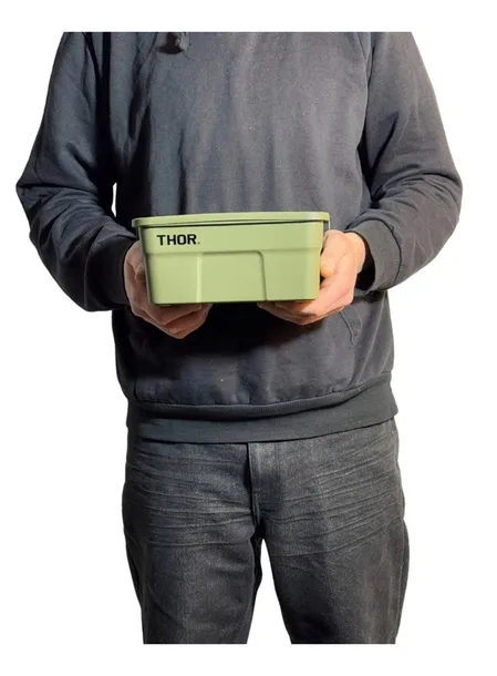 pojemnik-do-przechowywania-thor-mini-stackable-storage-box-25-l-olive-marka-thor-model-mini-stackable-storage-box-25l