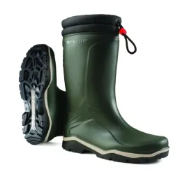 kalosze-ocieplane-dunlop-blizzard-zielone
