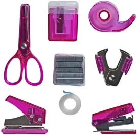 mini-zestaw-artykulow-pismienniczych-dla-dzieci-rozowy-poreczne-pudelko-z