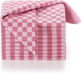 scierki-kuchenne-5-sztuk-50x70-cm-bawelna-kratka-piekny-czerwony-kolor