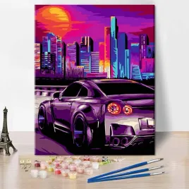 malowanie-po-numerach-samochod-sportowy-40-50-cm-diy