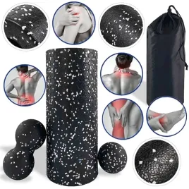 roller-walek-do-masazu-piankowy-roller-zestaw-3-elementy-worek