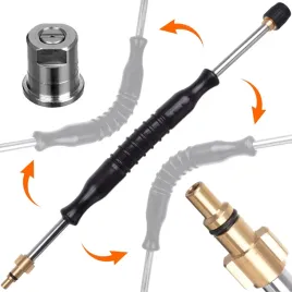 lanca-gietka-470mm-dysza-plaska-do-myjki-lavor-parkside-katowa-elastyczna