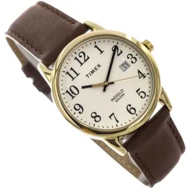 meski-zegarek-timex-tw2v68900-easy-reader-brazowy-na-pasku-datownik
