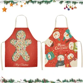 fartuchy-swiateczne-lnane-z-motywem-balwana-dla-doroslych