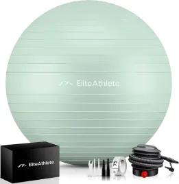 pilka-gimnastyczna-ergonomiczna-85-cm-z-pompka-anti-burst-joga-ciaza