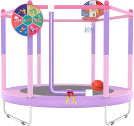 trampolina-dziecieca-150cm-kosz-koszykowki-siatka-ochronna