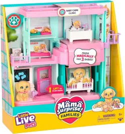 zabawka-interaktywna-mama-z-trzema-szczenietami-do-kapieli-i-karmienia