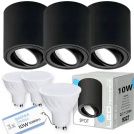 3x-spot-oprawa-natynkowa-tuba-halogenowa-gu10-10w-zimna-zarowka-led
