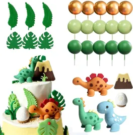 dekoracje-na-tort-dinozaury-zestaw-26-elementow