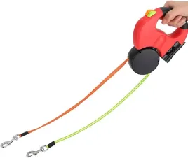 smycz-automatyczna-podwojna-led-360-odblaskowa