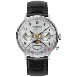 damski-zegarek-zeppelin-7037-1-lz129-hindenburg-czarny-na-pasku-datownik