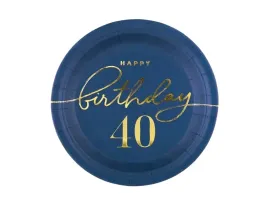 talerzyki-happy-birthday-40-lat-granatowe-18-cm-6-szt-urodzinowe