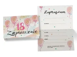 zaproszenia-na-urodziny-18-osiemnastka-baloniki-rozowe-zz-081-5-szt