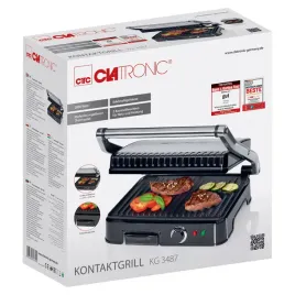 skladany-grill-elektryczny-clatronic-261670-srebrny-szary-2000-w