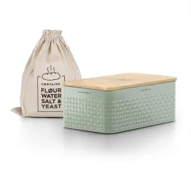 chlebak-z-deska-chlebak-zielony-z-workiem-zielony-bambus