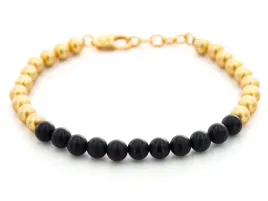 bransoleta-meska-armani-axg0119710-zloto-czarna-koraliki-casual