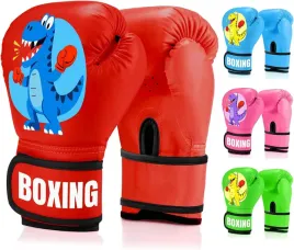 rekawice-bokserskie-dzieciece-4oz-czerwone