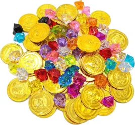 zestaw-skarbu-pirata-50-monet-50-kamieni-diamentow-piracki-skarb